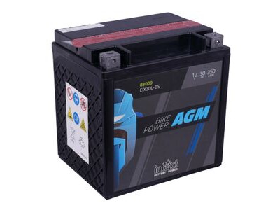 INTACT YTX30L-BS Maintenance Free AGM Bike-Power Battery