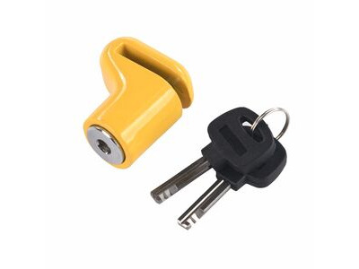 MAMMOTH SECURITY Micro Yellow Motorcycl Disc Lock With 6mm Pin