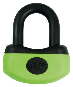 MAMMOTH SECURITY Thatcham Mini U-Disc Lock With 13mm Pin And Free Reminder Coil 
