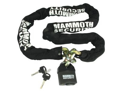 MAMMOTH SECURITY 12mm Hexagon Lock & Chain - 1.8m Length
