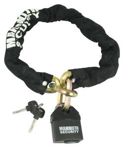 MAMMOTH SECURITY 12mm Hexagon Lock & Chain - 1m Length 