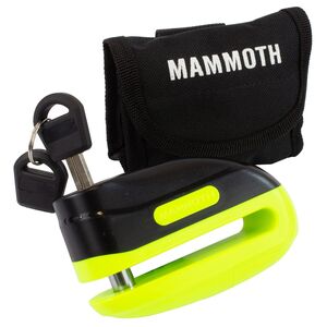 MAMMOTH SECURITY Rogue Disc Lock 10mm Yellow click to zoom image