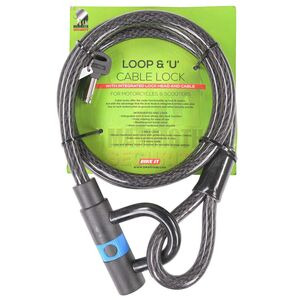 MAMMOTH SECURITY Loop & "U" Cable Lock 