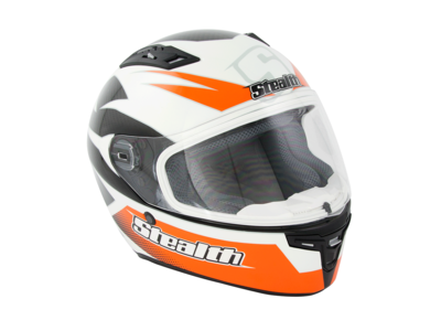 STEALTH HD117 GP Replica Adult Full Face Helmet - Orange