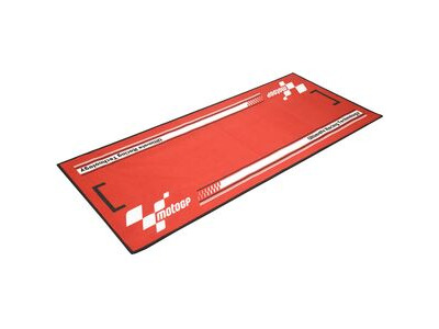 MotoGP Garage Mat Series 4 190 x 80 cm (Red/White)