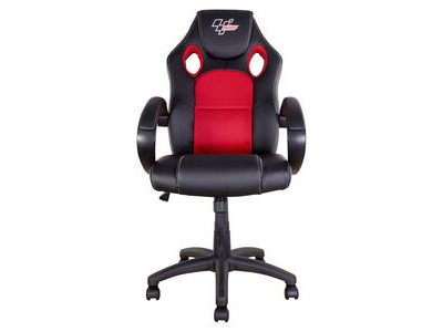 MotoGP Rider Chair Black With Red Trim