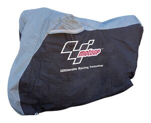MotoGP Dust Cover - Black/Grey - XL Fits 1200cc And Over 