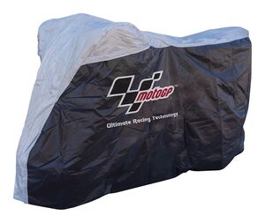 MotoGP Rain Cover - Black/Grey - Medium Fits Up To 600cc 