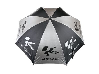 MotoGP "We Do Racing" Black & Silver Track Umbrella (Replaces MGPUMB06)