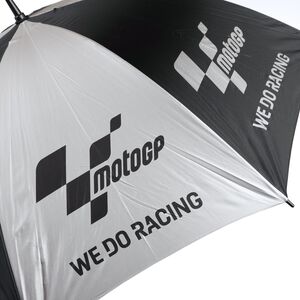 MotoGP "We Do Racing" Black & Silver Track Umbrella (Replaces MGPUMB06) click to zoom image