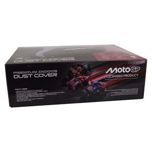 MOTOGP Dust Cover - Black/Grey - Large Fits 750-1100cc click to zoom image