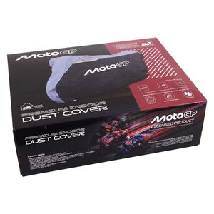 MOTOGP Dust Cover - Black/Grey - XL Fits 1200cc And Over click to zoom image