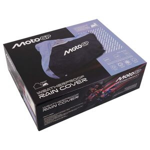 MOTOGP Rain Cover - Black/Grey - Large Fits 750-1000cc click to zoom image