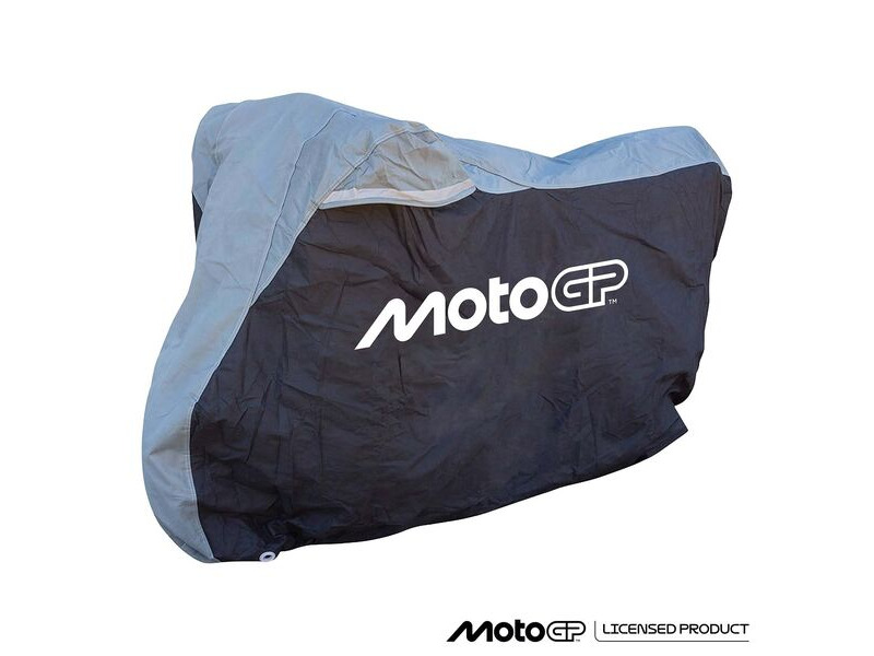 MOTOGP Rain Cover - Black/Grey - XL Fits 1200cc And Over click to zoom image
