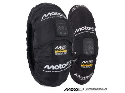 MOTOGP Digital Tyre Warmers Set for Front 120/70-17- Rear 180-190/55-17 with Euro 2 Pin Plug