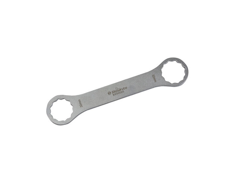 BIKESERVICE Fork Cap and Steering Stem Wrench - 30/32mm BS50020 click to zoom image