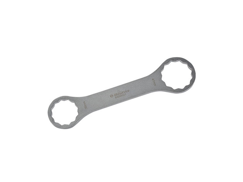 BIKESERVICE Fork Cap and Steering Stem Wrench - 35/41mm BS50021 click to zoom image