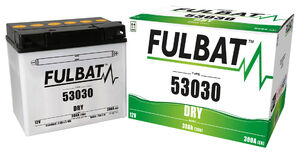 FULBAT Battery Dry - 53030, With Acid Pack 