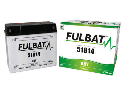 FULBAT Battery Dry - 51814, With Acid Pack