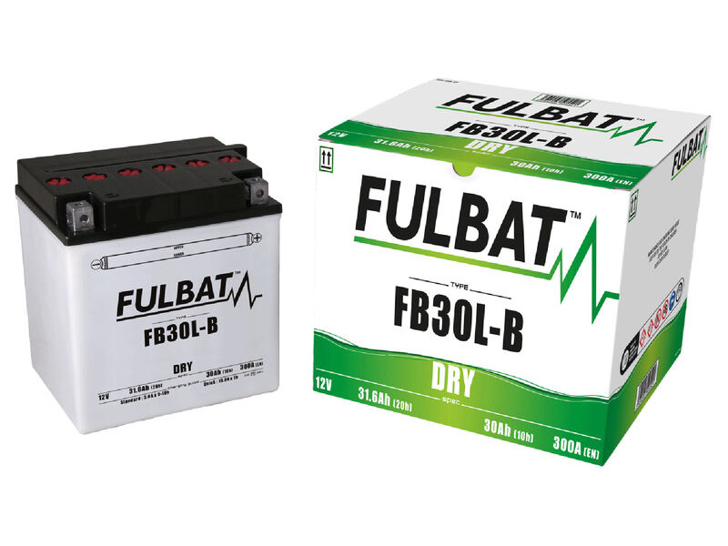 FULBAT Battery Dry - FB30L-B, With Acid Pack click to zoom image