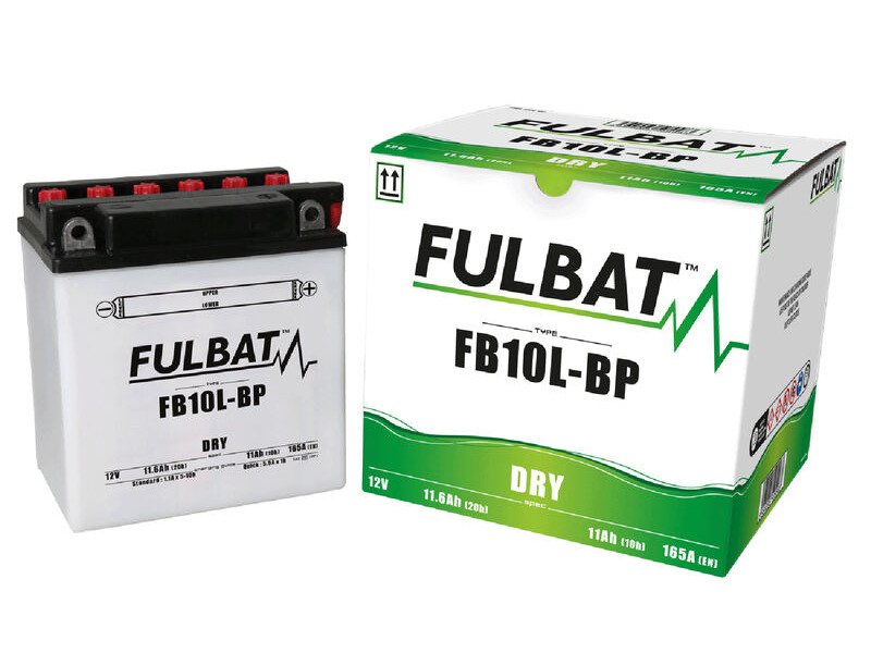 FULBAT Battery Dry - FB10L-BP, With Acid Pack click to zoom image
