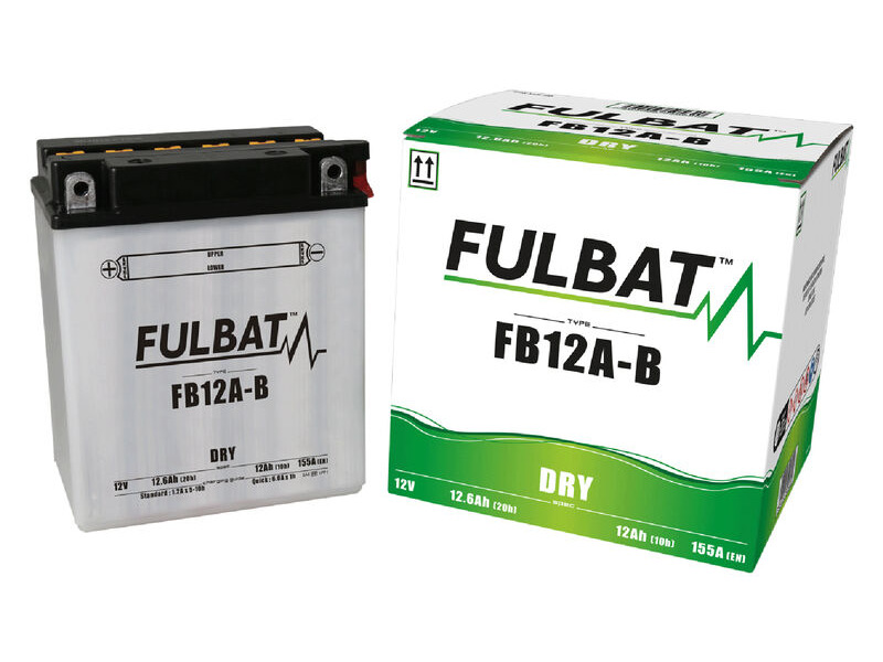 FULBAT Battery Dry - FB12A-B, With Acid Pack click to zoom image