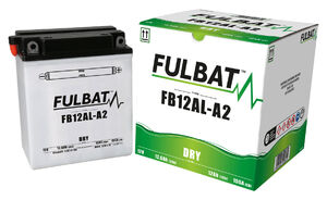 FULBAT Battery Dry - FB12AL-A2, With Acid Pack 