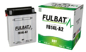 FULBAT Battery Dry - FB14L-A2, With Acid Pack 