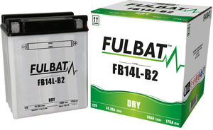FULBAT Battery Dry - FB14L-B2, With Acid Pack 