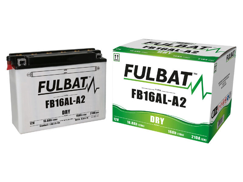 FULBAT Battery Dry - FB16AL-A2, With Acid Pack click to zoom image