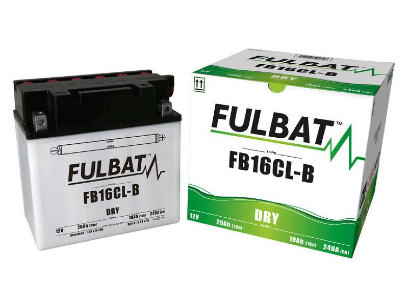 FULBAT Battery Dry - FB16CL-B, With Acid Pack click to zoom image