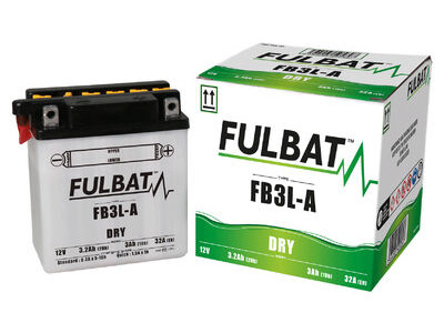 FULBAT Battery Dry - FB3L-A, With Acid Pack