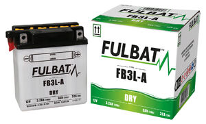 FULBAT Battery Dry - FB3L-A, With Acid Pack 