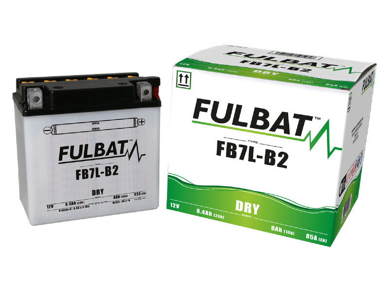 FULBAT Battery Dry - FB7L-B2, With Acid Pack click to zoom image