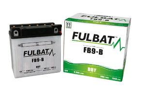 FULBAT Battery Dry - FB9-B, With Acid Pack 