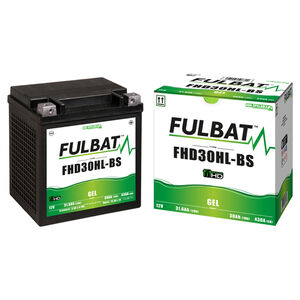 FULBAT FHD30HL-BS (H.D.) - GEL Replaces HVT2 Harley 66010-97 click to zoom image