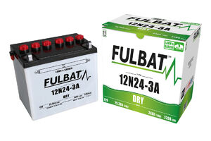 FULBAT Battery Dry - 12N24-3A, With Acid Pack 