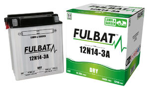FULBAT Battery Dry - 12N14-3A, With Acid Pack 