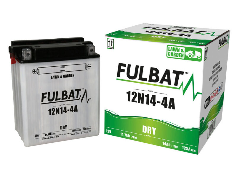 FULBAT Battery Dry - 12N14-4A (With Acid Pack click to zoom image