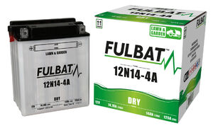 FULBAT Battery Dry - 12N14-4A (With Acid Pack 