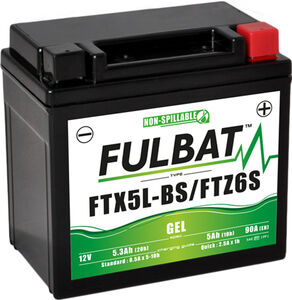 FULBAT Battery Gel - FTX5L-BS / FTZ6S 