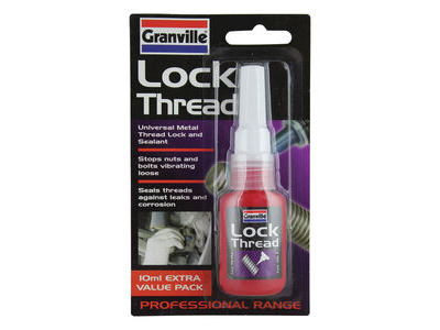 GRANVILLE Thread Lock and Seal 10ml Singels