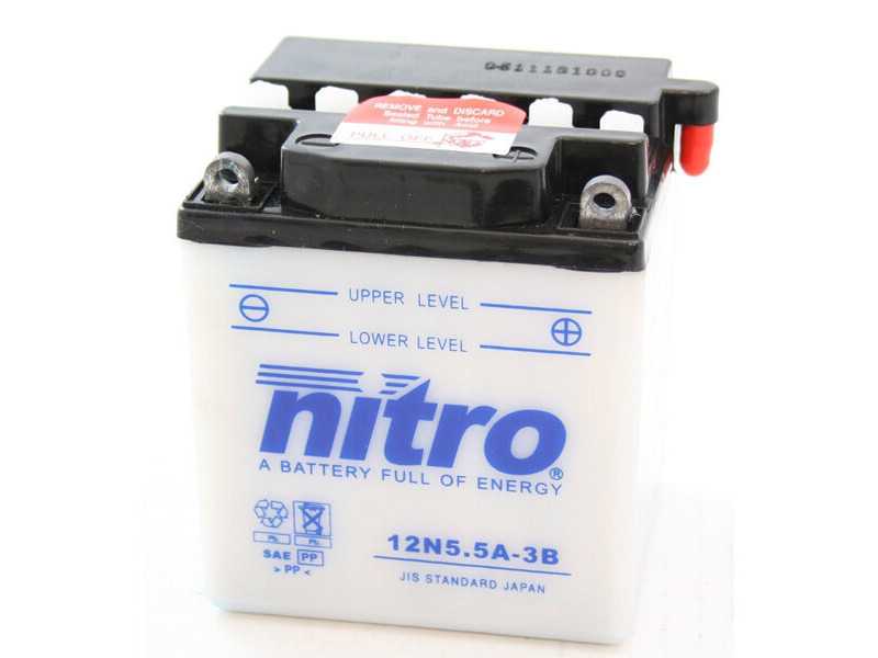 NITRO BATT 12N5.5A3B open with acid pack click to zoom image