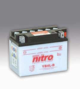 NITRO BATT YB4L-B open with acid pack (CB4LB) 