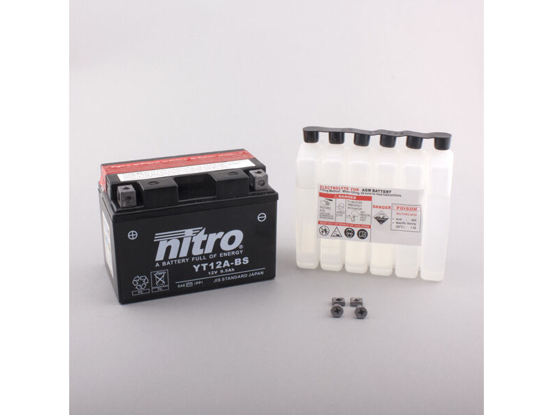 NITRO BATT YT12ABS AGM closed GEL (GT12ABS) click to zoom image