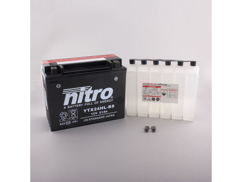 NITRO BATT YTX24HL-BS AGM open with acid pack click to zoom image