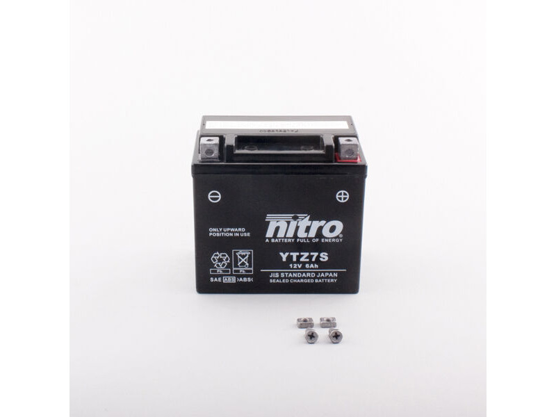 NITRO BATT YTZ7S AGM closed GEL (GTZ7S) 69mm click to zoom image