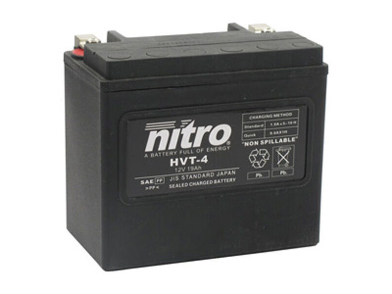NITRO BATT Nitro Bettery Sealed HVT04 (YB16LB) Harley 65989-90 (2) click to zoom image