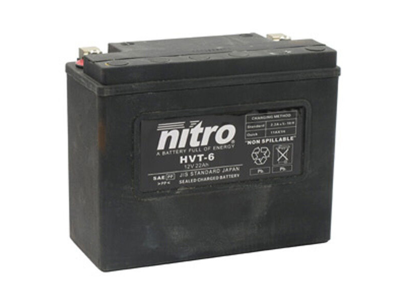 NITRO BATT sealed HVT06 (Y50N18LA3) Harley 66010-82 (2) click to zoom image