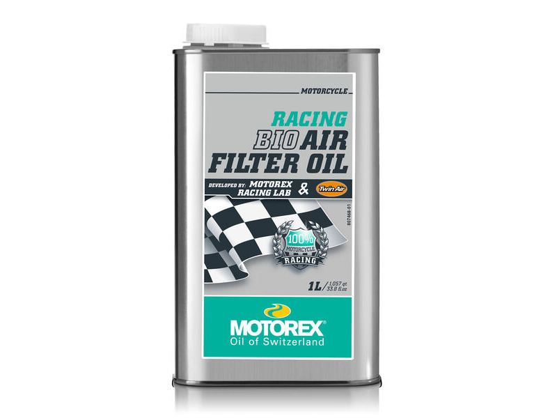 MOTOREX Racing Bio Power Filter Oil Liquid Twinair Green 1L click to zoom image